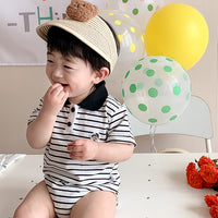 Load image into Gallery viewer, Baby Unisex Striped Cartoon Rompers Wholesale 230323589
