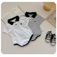 Load image into Gallery viewer, Baby Unisex Striped Cartoon Rompers Wholesale 230323589
