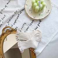 Load image into Gallery viewer, Unisex Flower Muslin&amp;Ribbed Print Accessories Socks Wholesale 230323594
