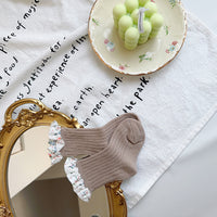 Load image into Gallery viewer, Unisex Flower Muslin&amp;Ribbed Print Accessories Socks Wholesale 230323594
