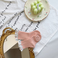 Load image into Gallery viewer, Unisex Flower Muslin&amp;Ribbed Print Accessories Socks Wholesale 230323594
