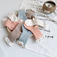 Load image into Gallery viewer, Unisex Flower Muslin&amp;Ribbed Print Accessories Socks Wholesale 230323594
