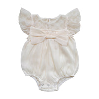 Load image into Gallery viewer, Baby Girls Flower Embroidered Rompers Wholesale 230323597

