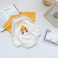 Load image into Gallery viewer, Baby Unisex Letters Color-blocking Cartoon Print Rompers Wholesale 230323634
