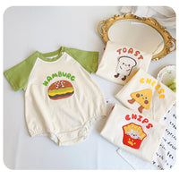 Load image into Gallery viewer, Baby Unisex Letters Color-blocking Cartoon Print Rompers Wholesale 230323634

