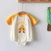 Load image into Gallery viewer, Baby Unisex Letters Color-blocking Cartoon Print Rompers Wholesale 230323634

