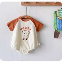 Load image into Gallery viewer, Baby Unisex Letters Color-blocking Cartoon Print Rompers Wholesale 230323634
