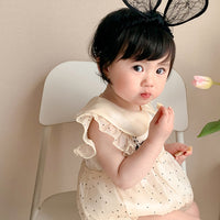 Load image into Gallery viewer, Baby Girls Polka dots Rompers Wholesale 230323647
