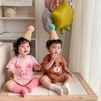 Load image into Gallery viewer, Baby Unisex Cartoon Print Rompers Wholesale 230323652
