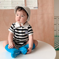 Load image into Gallery viewer, Baby Unisex Striped Color-blocking Rompers Wholesale 230323662
