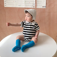 Load image into Gallery viewer, Baby Unisex Striped Color-blocking Rompers Wholesale 230323662
