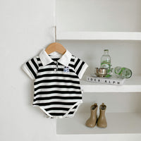 Load image into Gallery viewer, Baby Unisex Striped Color-blocking Rompers Wholesale 230323662
