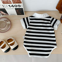 Load image into Gallery viewer, Baby Unisex Striped Color-blocking Rompers Wholesale 230323662
