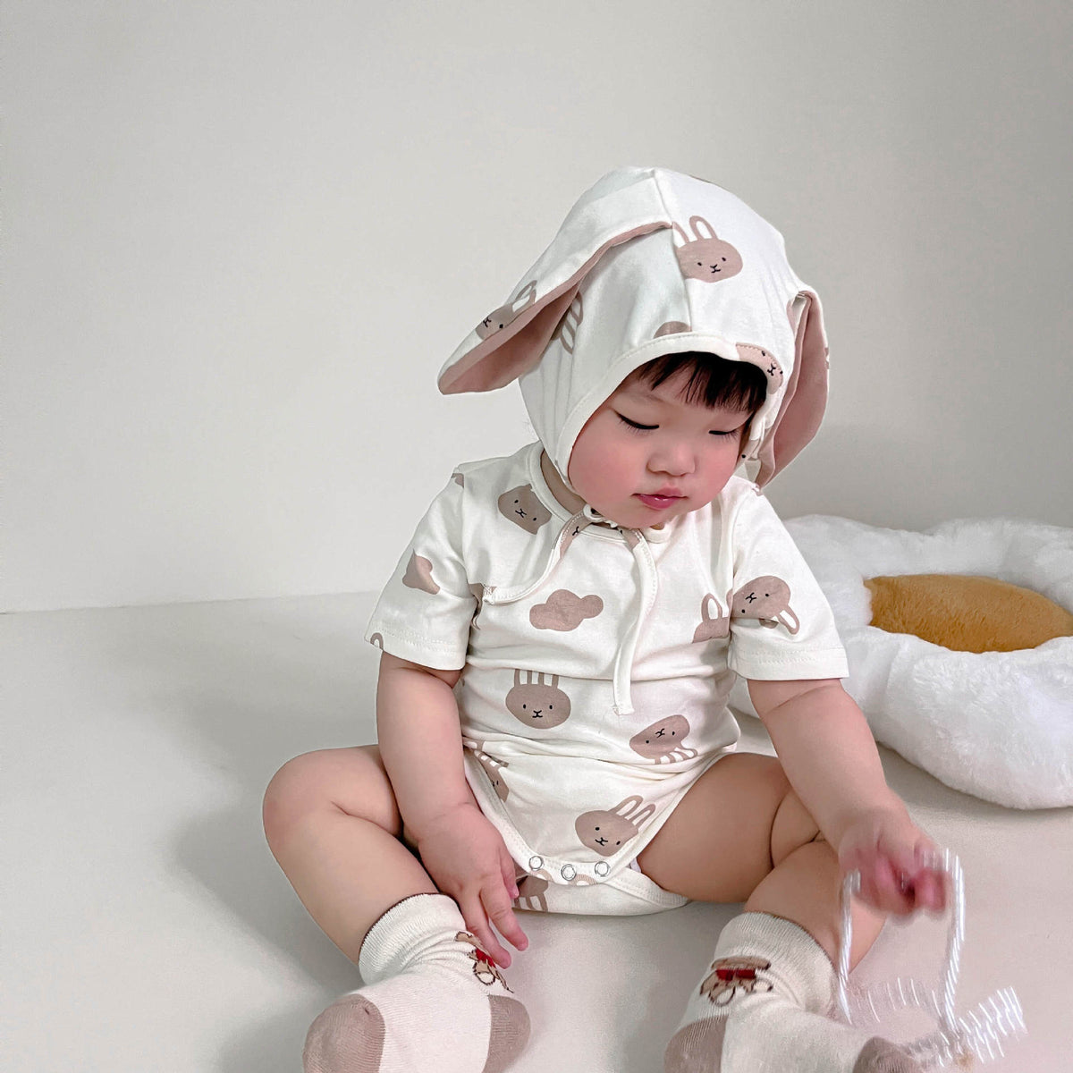 Baby Unisex Cartoon Print Rompers Wholesale 230326179