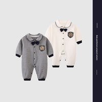 Load image into Gallery viewer, Baby Boys Bow Embroidered Jumpsuits Wholesale 230326188
