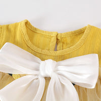 Load image into Gallery viewer, Baby Girls Bow Embroidered Rompers Wholesale 230326228
