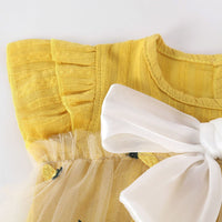 Load image into Gallery viewer, Baby Girls Bow Embroidered Rompers Wholesale 230326228
