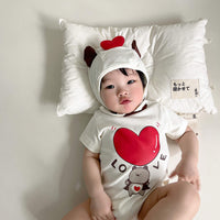 Load image into Gallery viewer, Baby Unisex Letters Love heart Cartoon Print Rompers Wholesale 230326245
