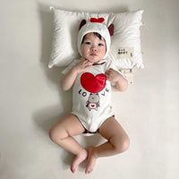 Load image into Gallery viewer, Baby Unisex Letters Love heart Cartoon Print Rompers Wholesale 230326245
