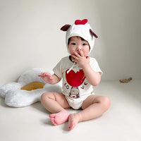 Load image into Gallery viewer, Baby Unisex Letters Love heart Cartoon Print Rompers Wholesale 230326245
