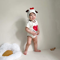 Load image into Gallery viewer, Baby Unisex Letters Love heart Cartoon Print Rompers Wholesale 230326245
