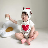 Load image into Gallery viewer, Baby Unisex Letters Love heart Cartoon Print Rompers Wholesale 230326245
