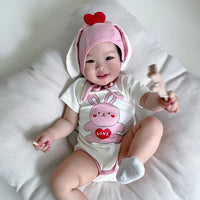 Load image into Gallery viewer, Baby Girls Print Rompers Wholesale 230326260
