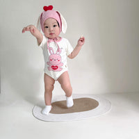 Load image into Gallery viewer, Baby Girls Print Rompers Wholesale 230326260
