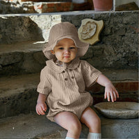 Load image into Gallery viewer, Baby Unisex Solid Color Rompers Wholesale 230326276
