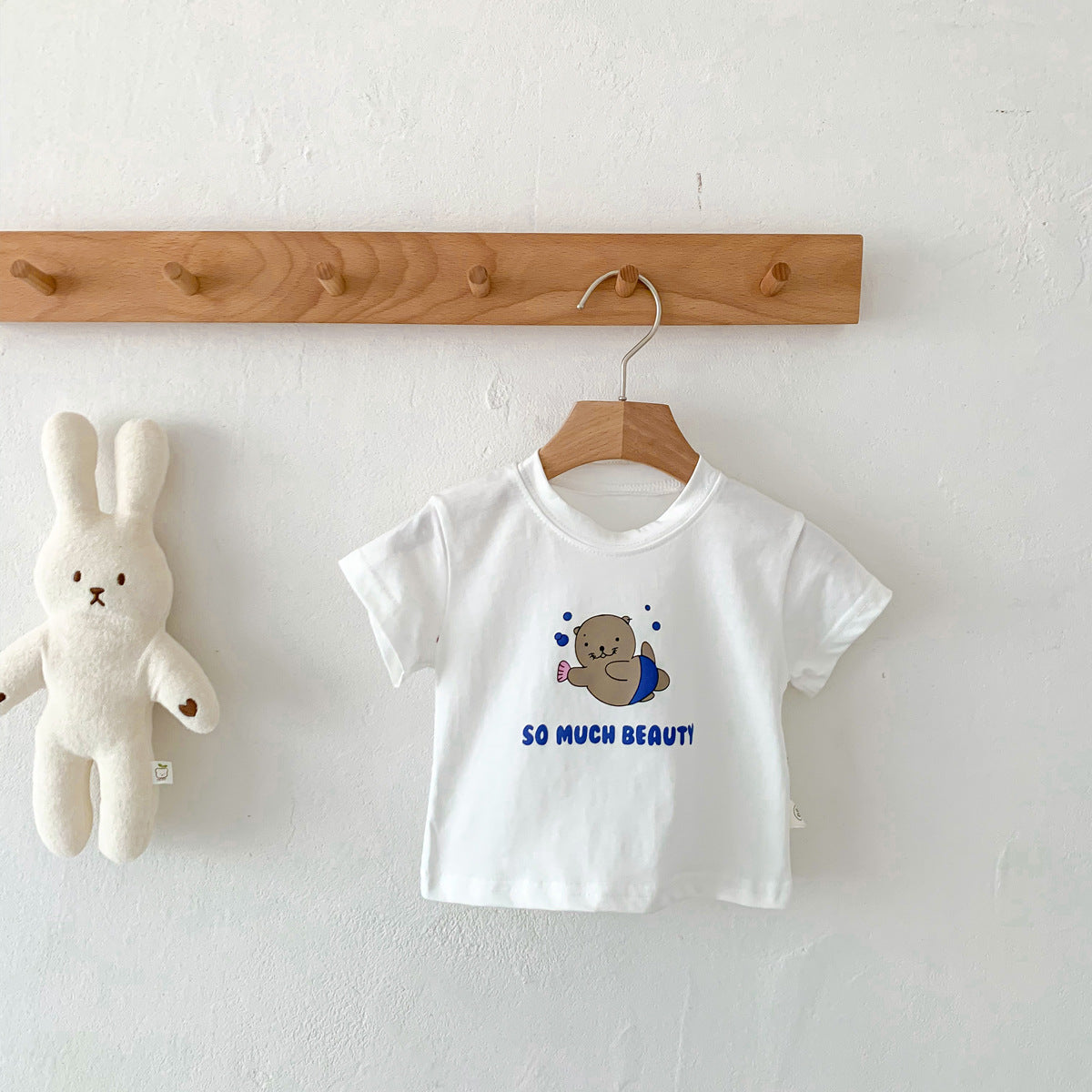 Baby Unisex Cartoon Print T-Shirts Wholesale 230326286