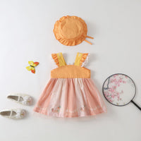 Load image into Gallery viewer, Baby Girls Flower Rabbit Embroidered Rompers Wholesale 230326320
