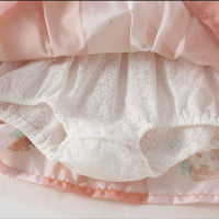 Load image into Gallery viewer, Baby Girls Flower Rabbit Embroidered Rompers Wholesale 230326320
