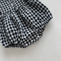 Load image into Gallery viewer, Baby Girls Checked Rompers Wholesale 230326335
