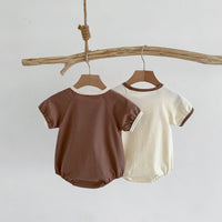 Load image into Gallery viewer, Baby Unisex Color-blocking Cartoon Print Rompers Wholesale 230326377
