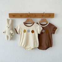 Load image into Gallery viewer, Baby Unisex Color-blocking Cartoon Print Rompers Wholesale 230326377
