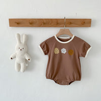 Load image into Gallery viewer, Baby Unisex Color-blocking Cartoon Print Rompers Wholesale 230326377
