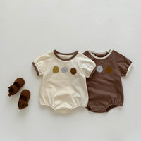 Load image into Gallery viewer, Baby Unisex Color-blocking Cartoon Print Rompers Wholesale 230326377
