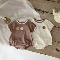 Load image into Gallery viewer, Baby Unisex Color-blocking Cartoon Print Rompers Wholesale 230326377
