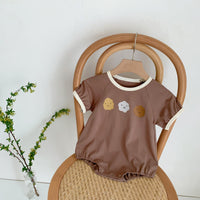 Load image into Gallery viewer, Baby Unisex Color-blocking Cartoon Print Rompers Wholesale 230326377
