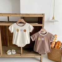 Load image into Gallery viewer, Baby Unisex Color-blocking Cartoon Print Rompers Wholesale 230326377
