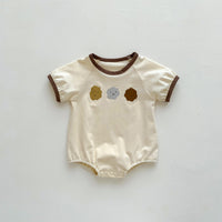 Load image into Gallery viewer, Baby Unisex Color-blocking Cartoon Print Rompers Wholesale 230326377
