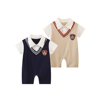 Load image into Gallery viewer, Baby Boys Color-blocking Rompers Wholesale 230326390
