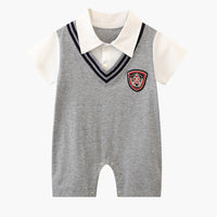 Load image into Gallery viewer, Baby Boys Color-blocking Rompers Wholesale 230326390
