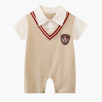 Load image into Gallery viewer, Baby Boys Color-blocking Rompers Wholesale 230326390
