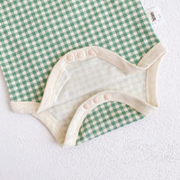 Load image into Gallery viewer, Baby Girls Checked Rompers Wholesale 230326401
