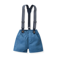 Load image into Gallery viewer, 3 Pieces Set Baby Kid Boys Birthday Party Bow Shirts Solid Color Vests Waistcoats And Color-blocking Rompers Wholesale 230326403
