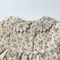 Load image into Gallery viewer, Baby Girls Flower Print Rompers Wholesale 230326405
