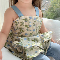 Load image into Gallery viewer, Baby Kid Girls Flower Print Tank Tops Wholesale 230326406
