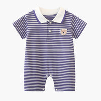 Load image into Gallery viewer, Baby Unisex Striped Cartoon Rompers Wholesale 230326411
