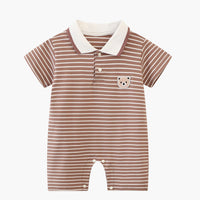 Load image into Gallery viewer, Baby Unisex Striped Cartoon Rompers Wholesale 230326411
